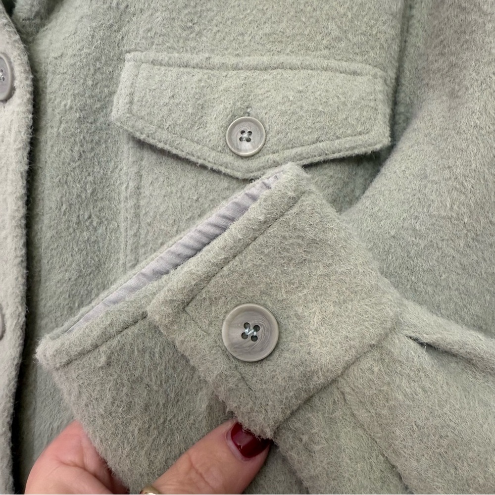 Hilary Radley mint green button up Shacket size XL - Picture 7 of 9